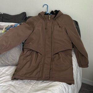 Whitestag Vintage Brown Puffy Jacket